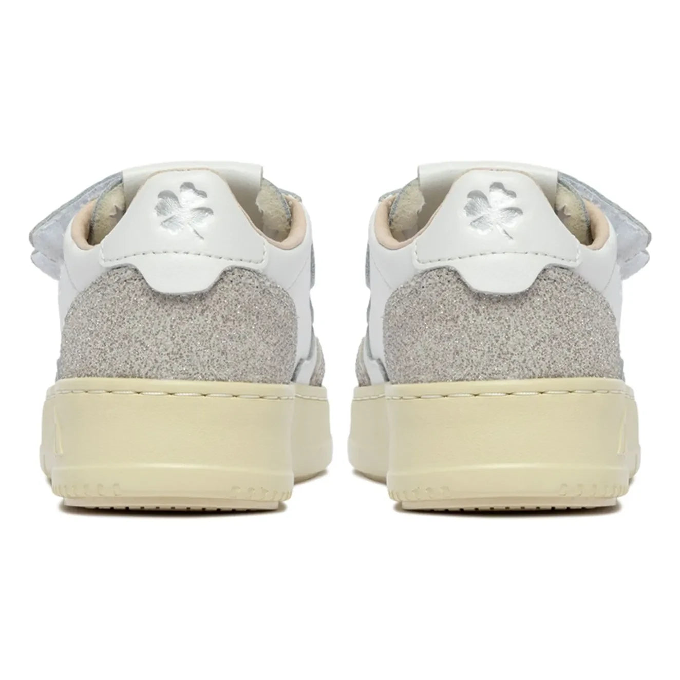 Autry - Baskets Kids Kidstripes Low Glitter Leather  | Silver