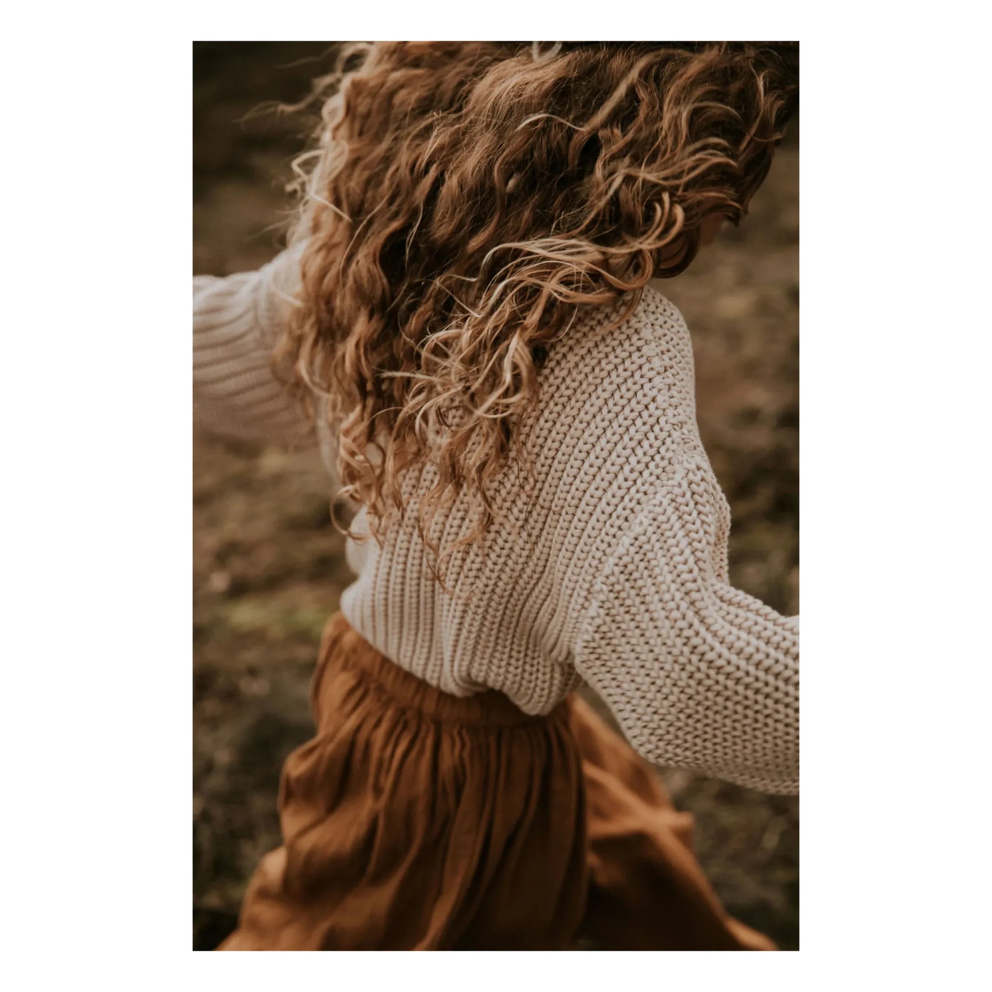 Yuki - Chunky Organic Cotton Jumper | Ecru
