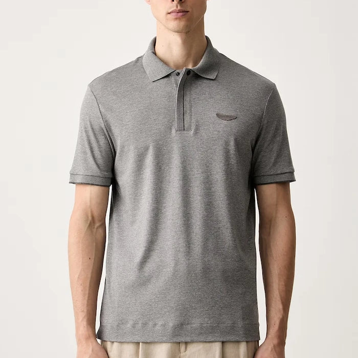 BOSS erkek pamuklu polo yaka tişört BOSS x Aston Martin