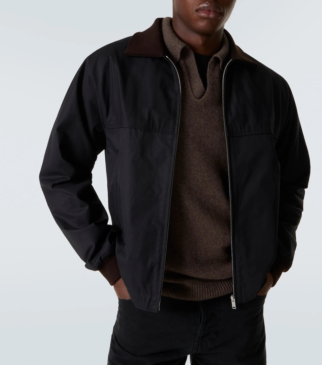 The Row - Leach cashmere polo sweater