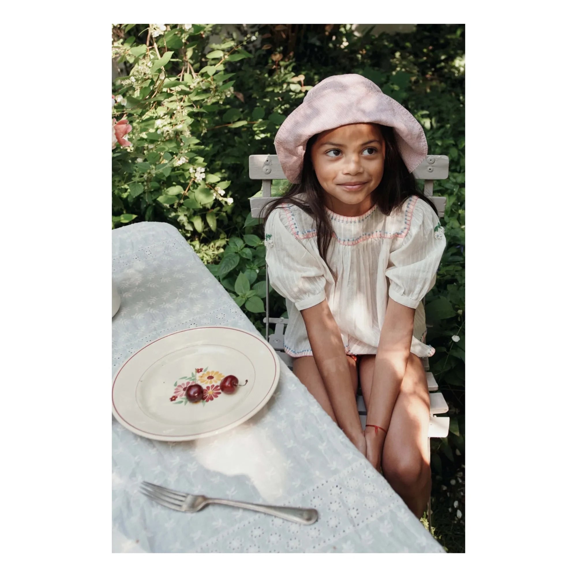 Emile et Ida - Embroidered blouse | Cream