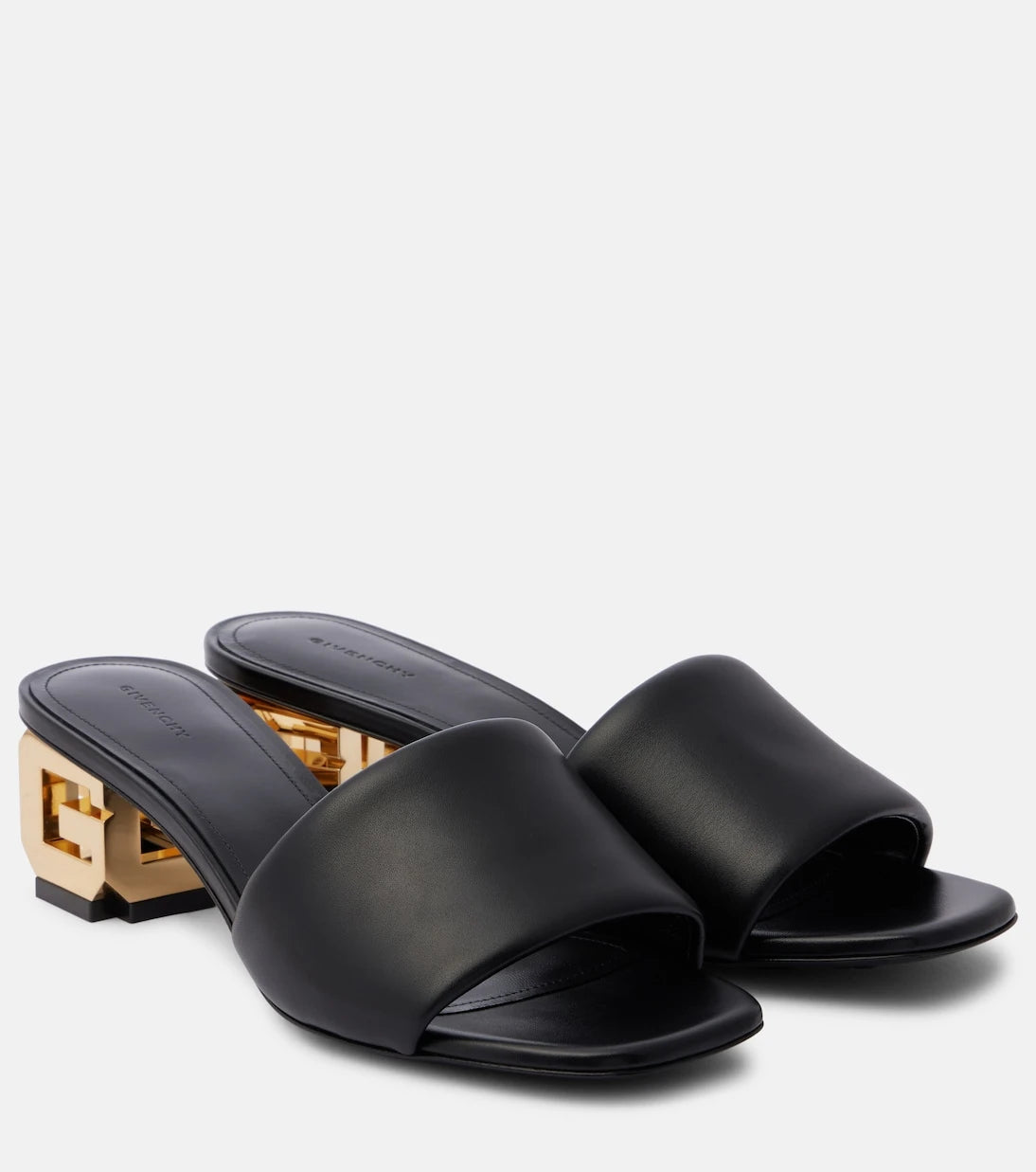 Givenchy - G Cube leather mules