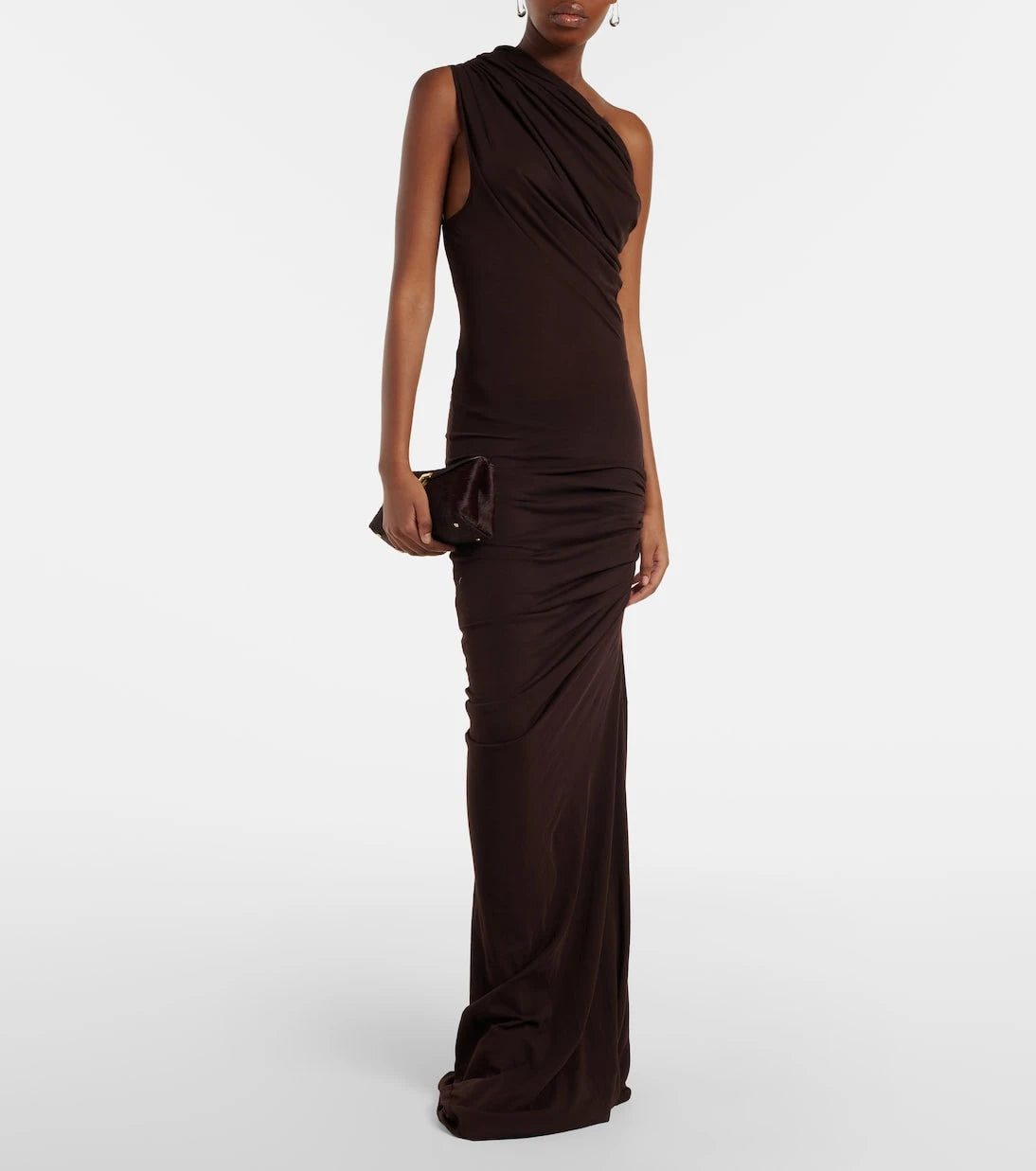 Entire Studios - One-shoulder cotton-blend jersey gown
