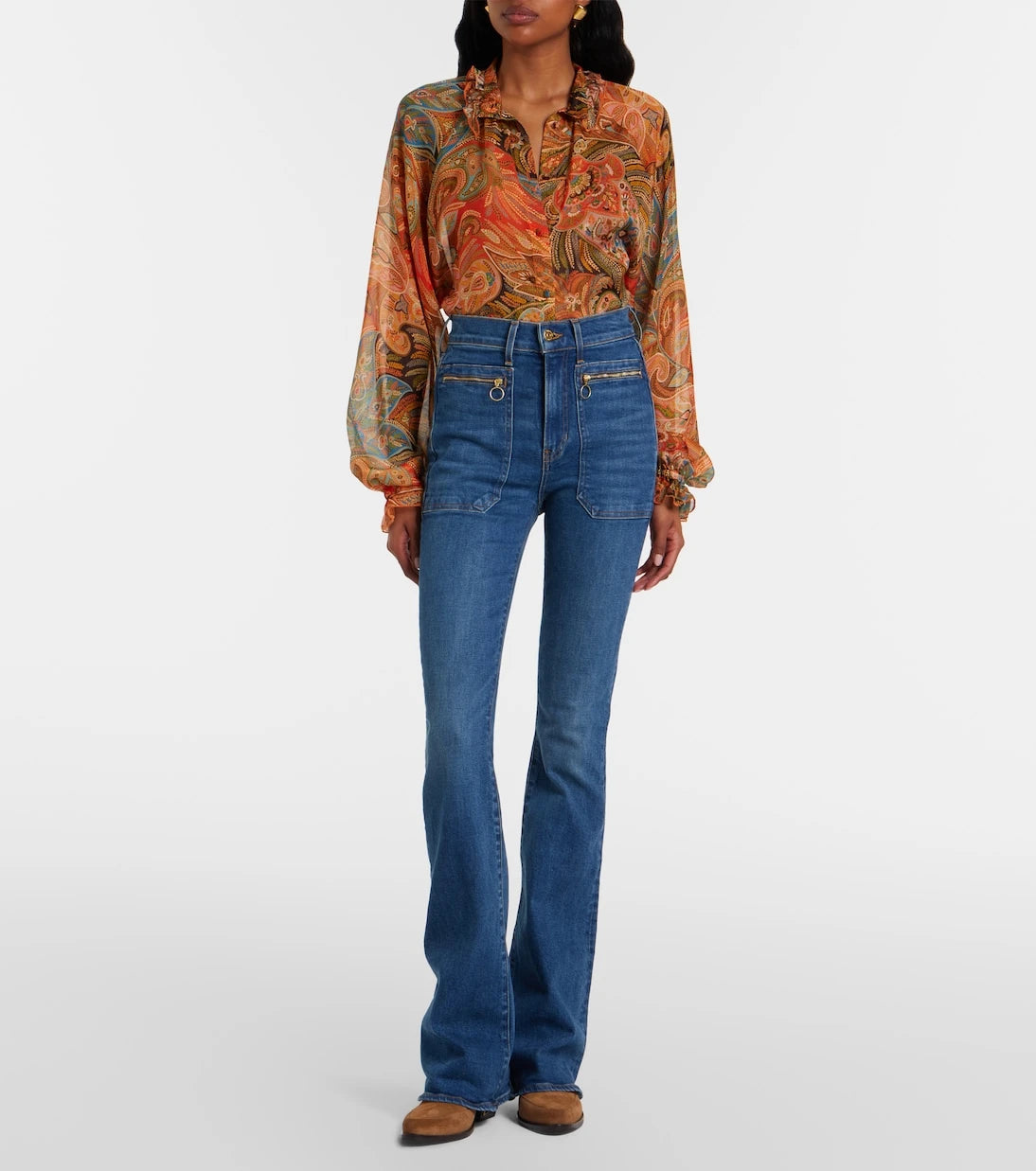 Veronica Beard - Beverly flared jeans