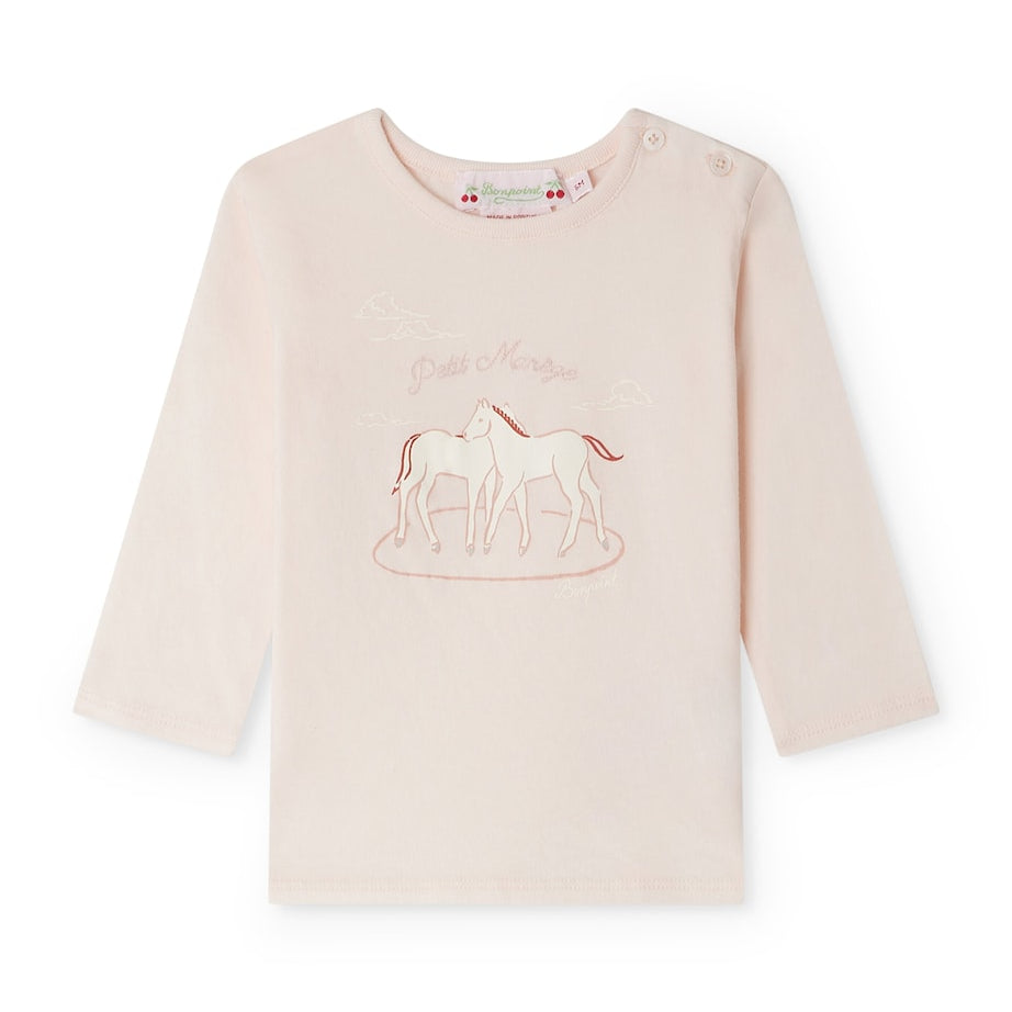 Bonpoint Long-Sleeve Riding School T-Shirt (6-18 Months)