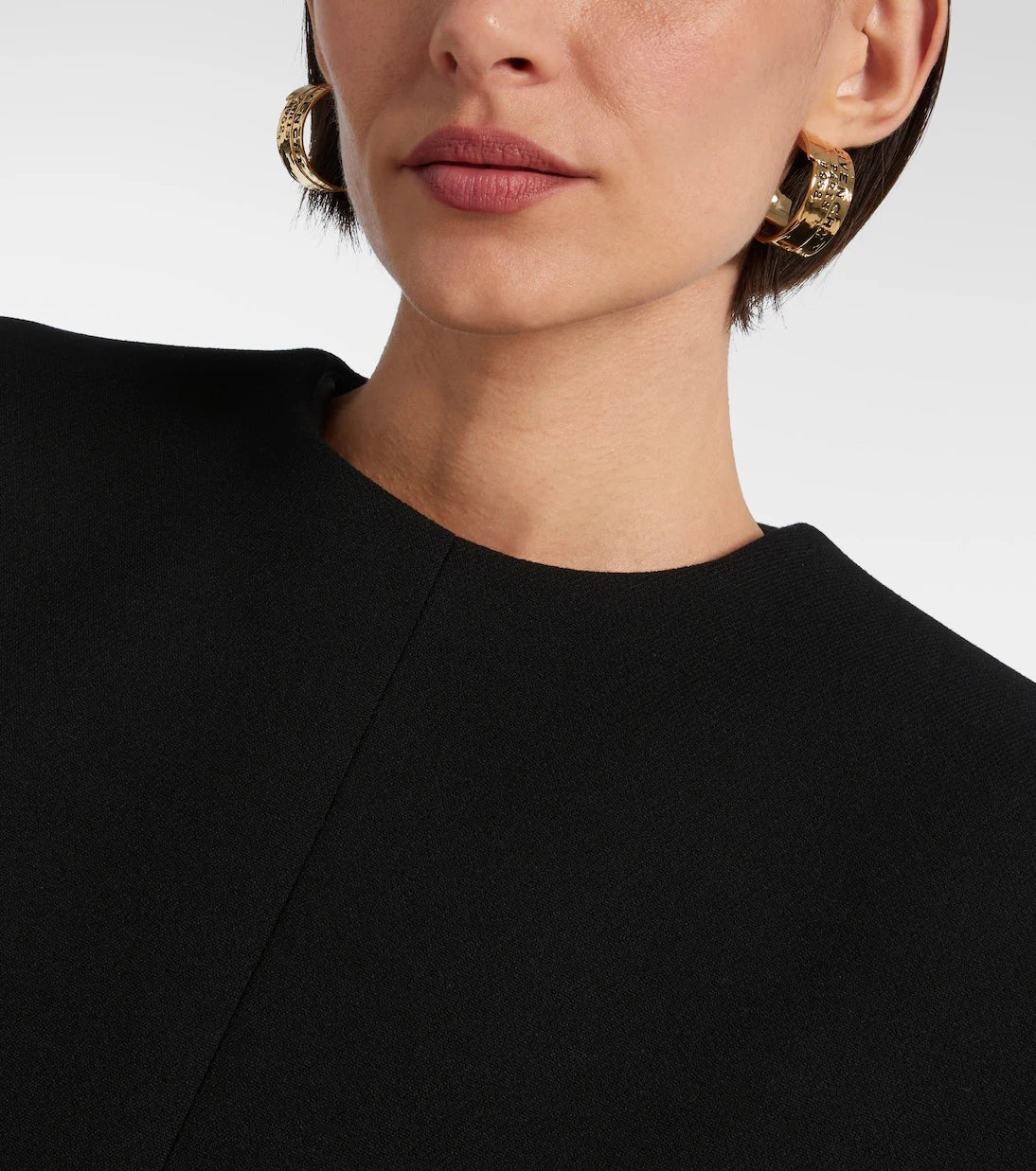 Givenchy - Logo hoop earrings