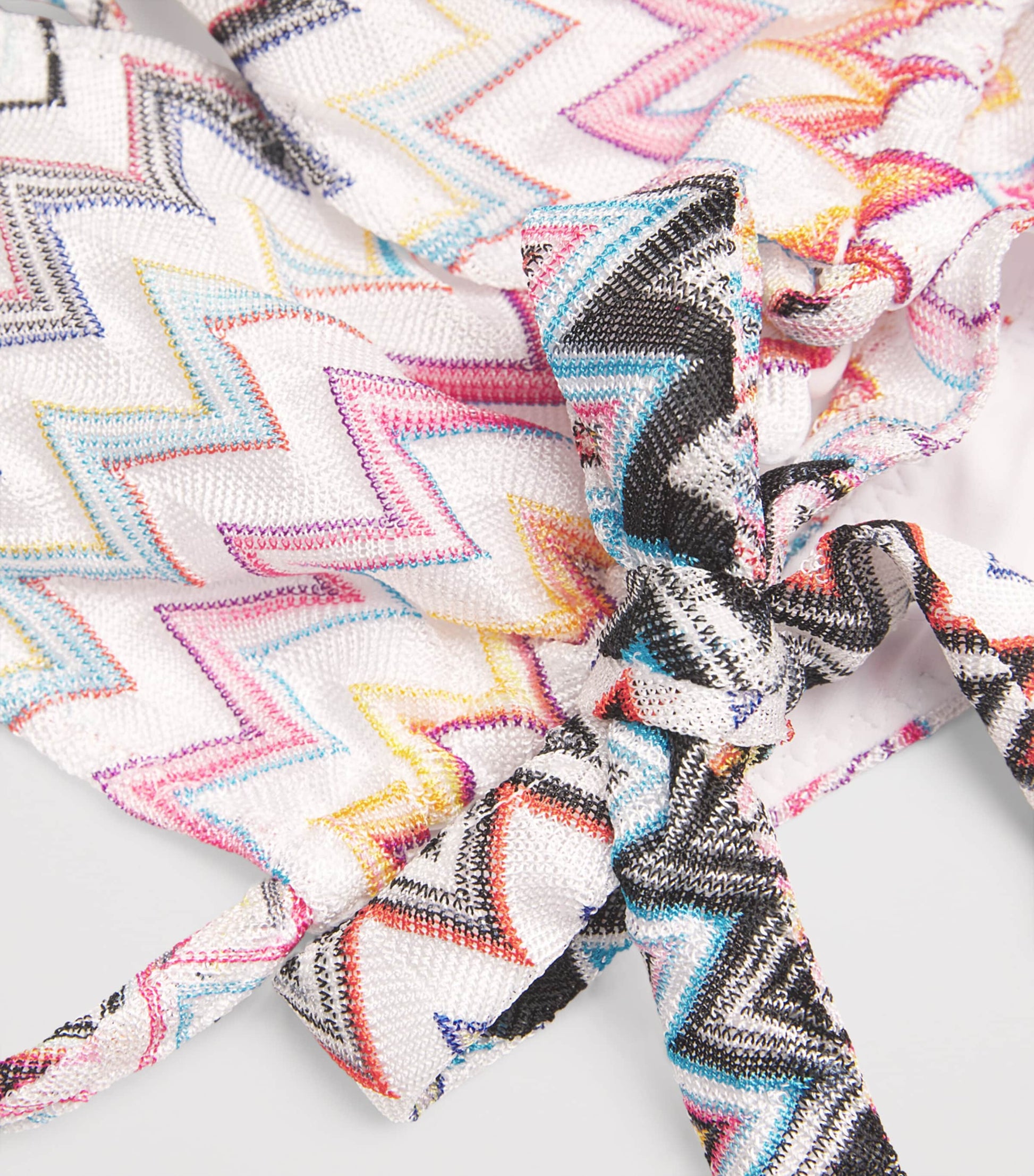 Multi Zigzag Plunge Bikini