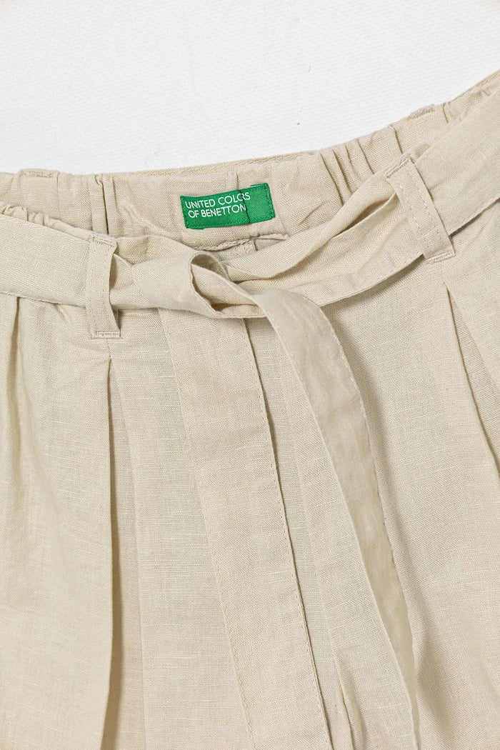 United Colors of Benetton Çocuk Keten Şort