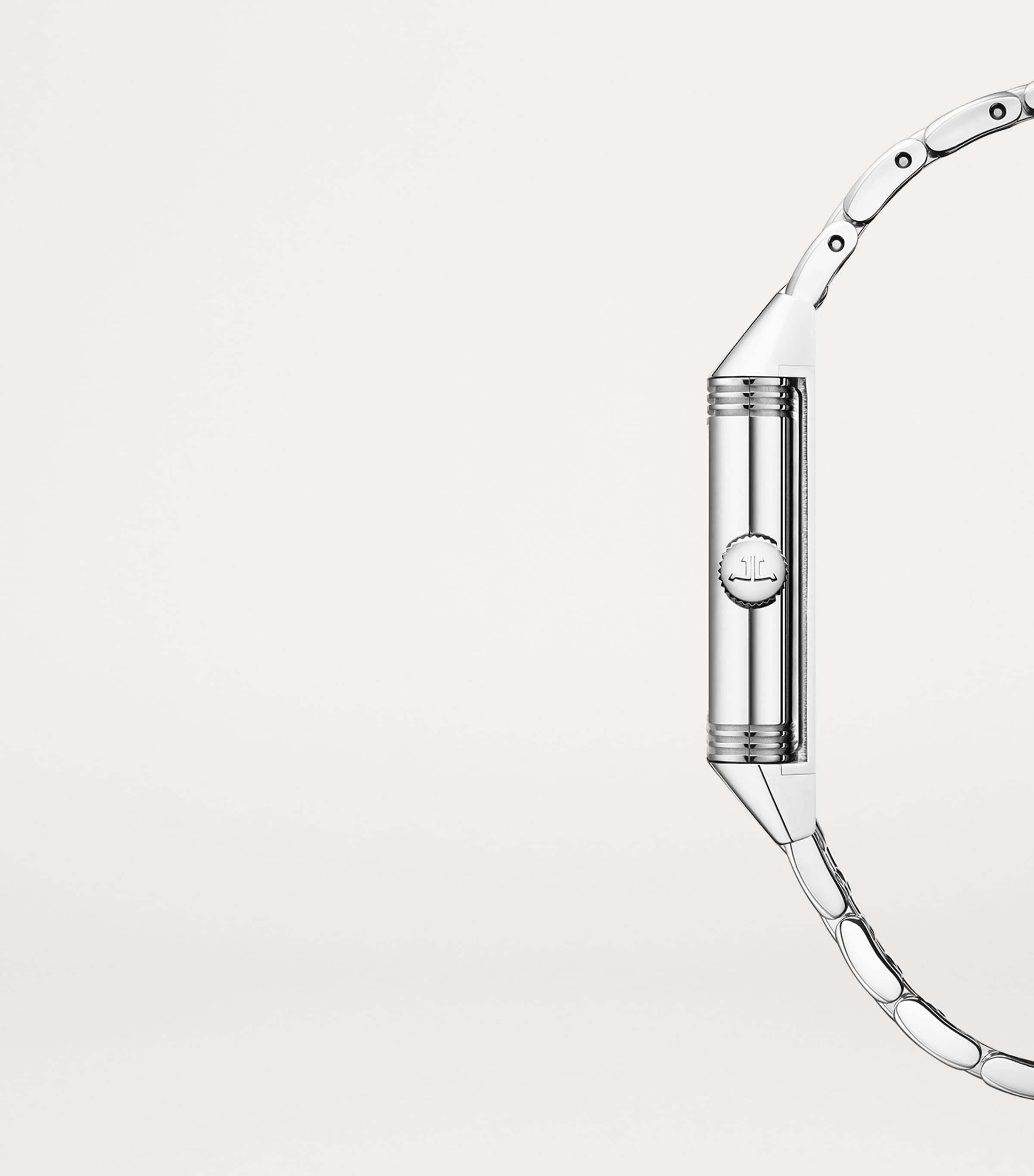 Stainless Steel Small Reverso Classic Watch 36mm