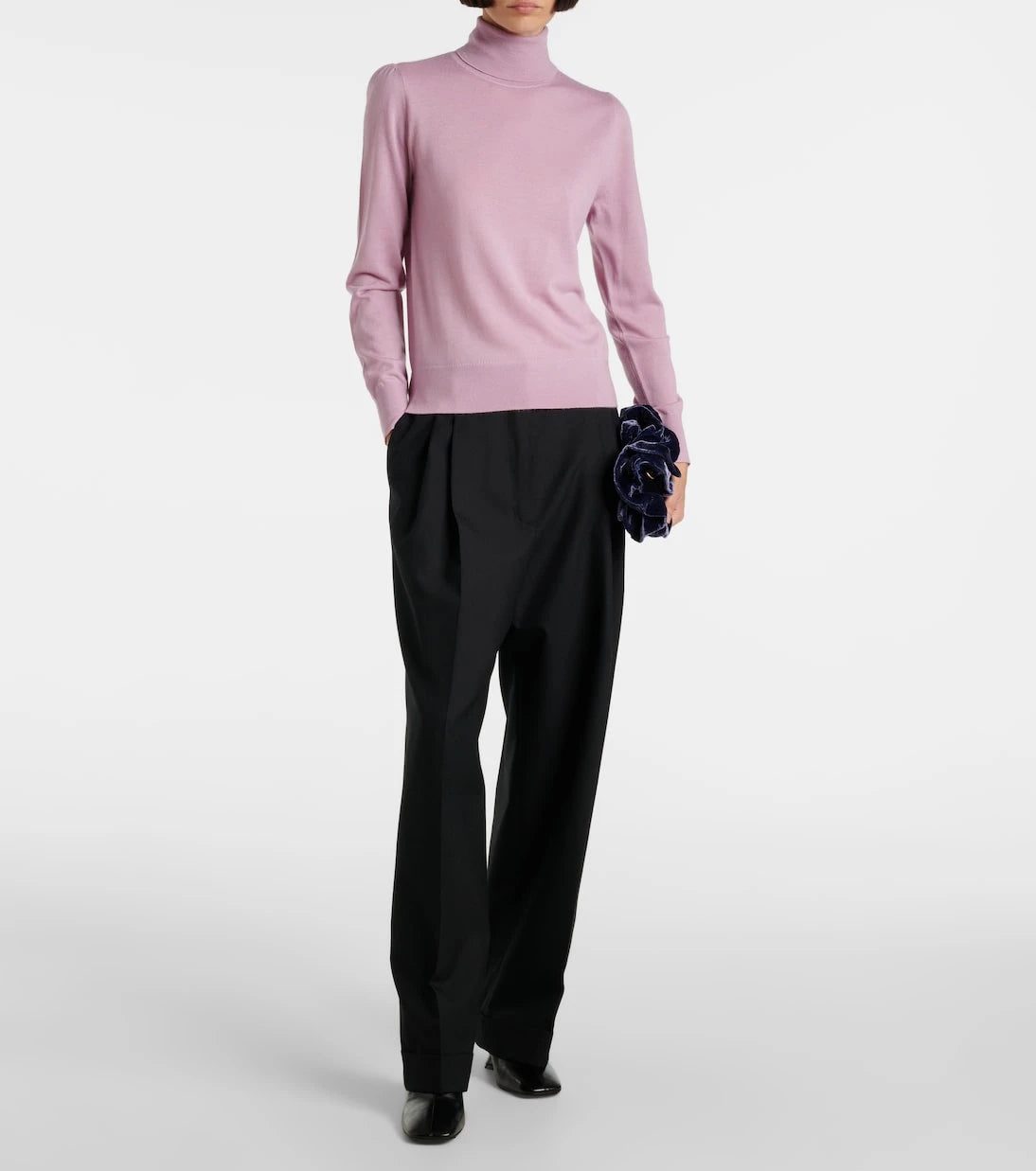 Dries Van Noten - Yün balıkçı yaka kazak
