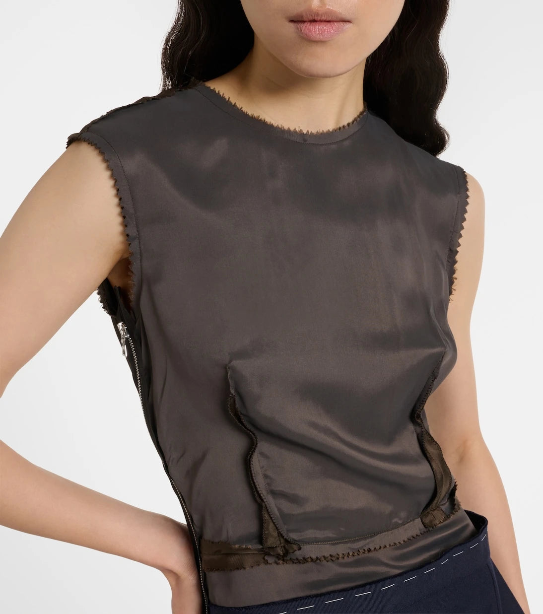 Maison Margiela - Twill midi dress