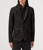 Leather Survey Blazer ANTHRACITE GREY