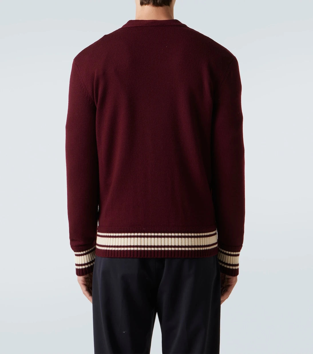 Moncler - Patch-appliqué wool cardigan