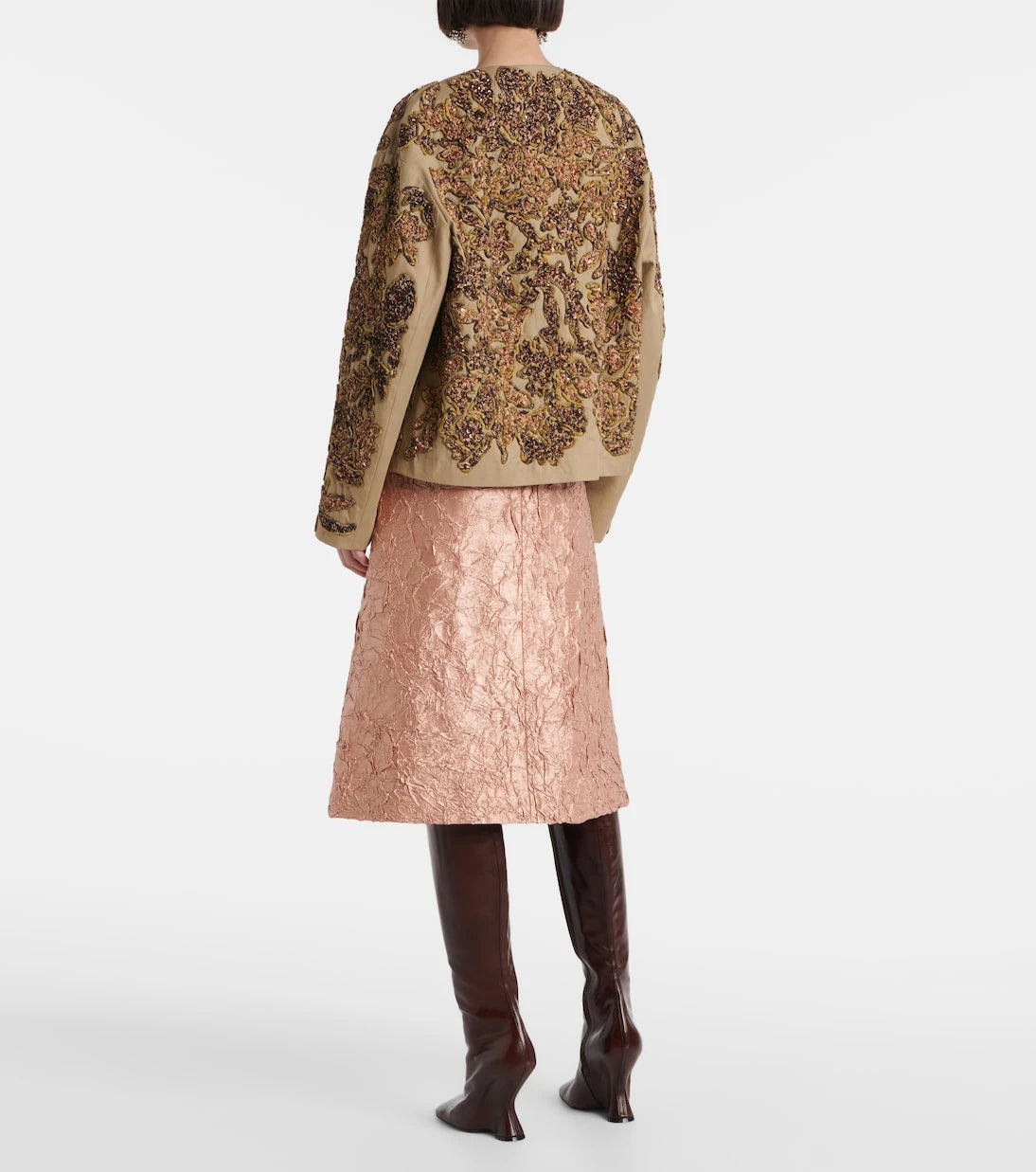 Dries Van Noten - Sequined cotton jacket