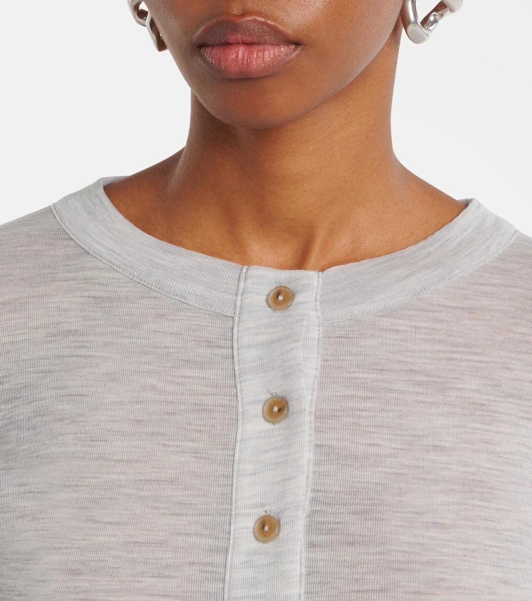 Vince - Henley wool top