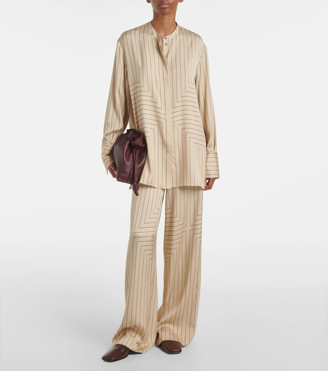 Joseph - Hulin silk-blend wide-leg pants