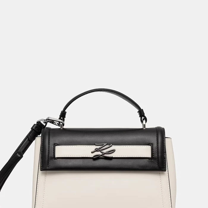 Karl Lagerfeld kadın deri baget çanta K/AUTOGRAPH