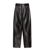 Givenchy Black Leather Trousers