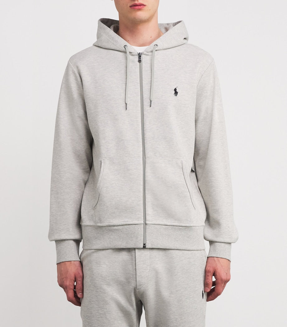 Polo Ralph Lauren Grey Polo Pony Zip-Up Hoodie