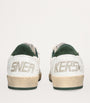White Leather Ball Star Sneakers