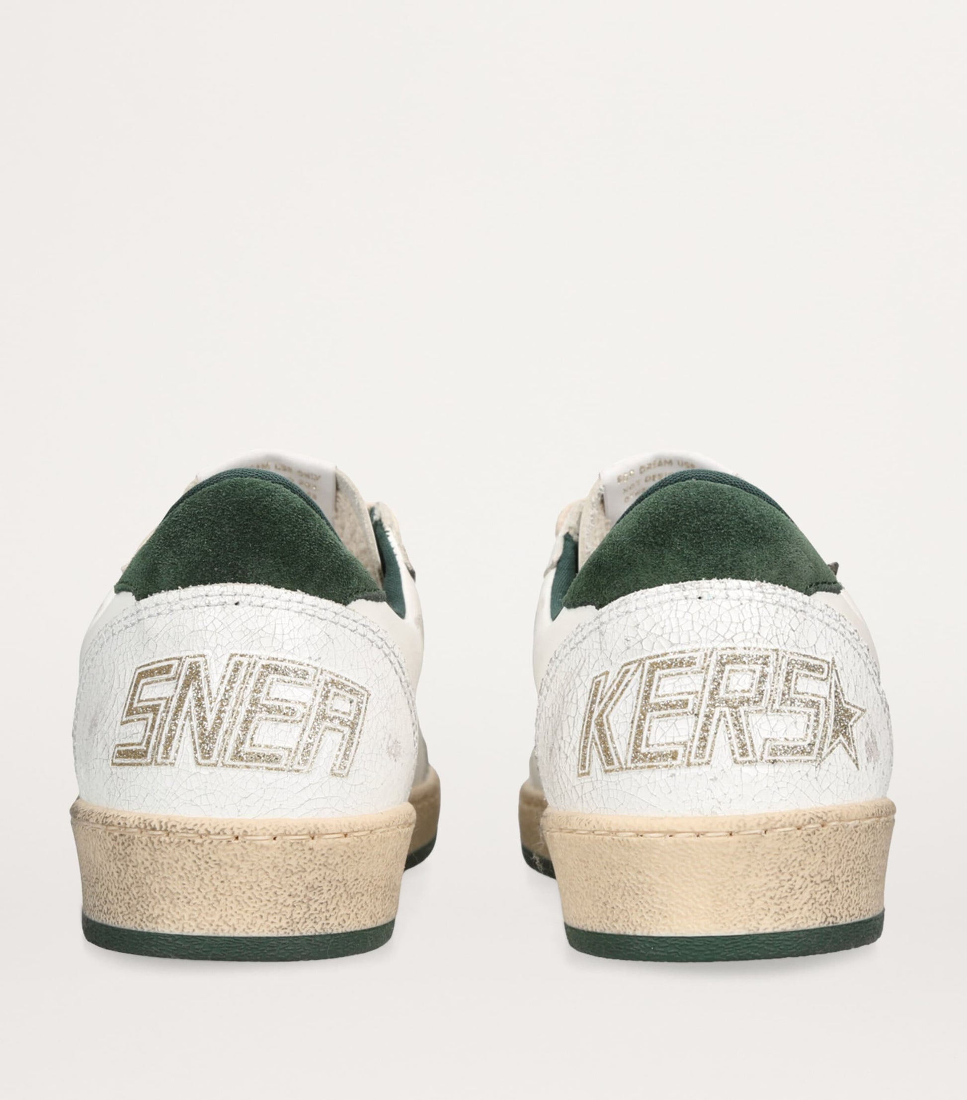 White Leather Ball Star Sneakers