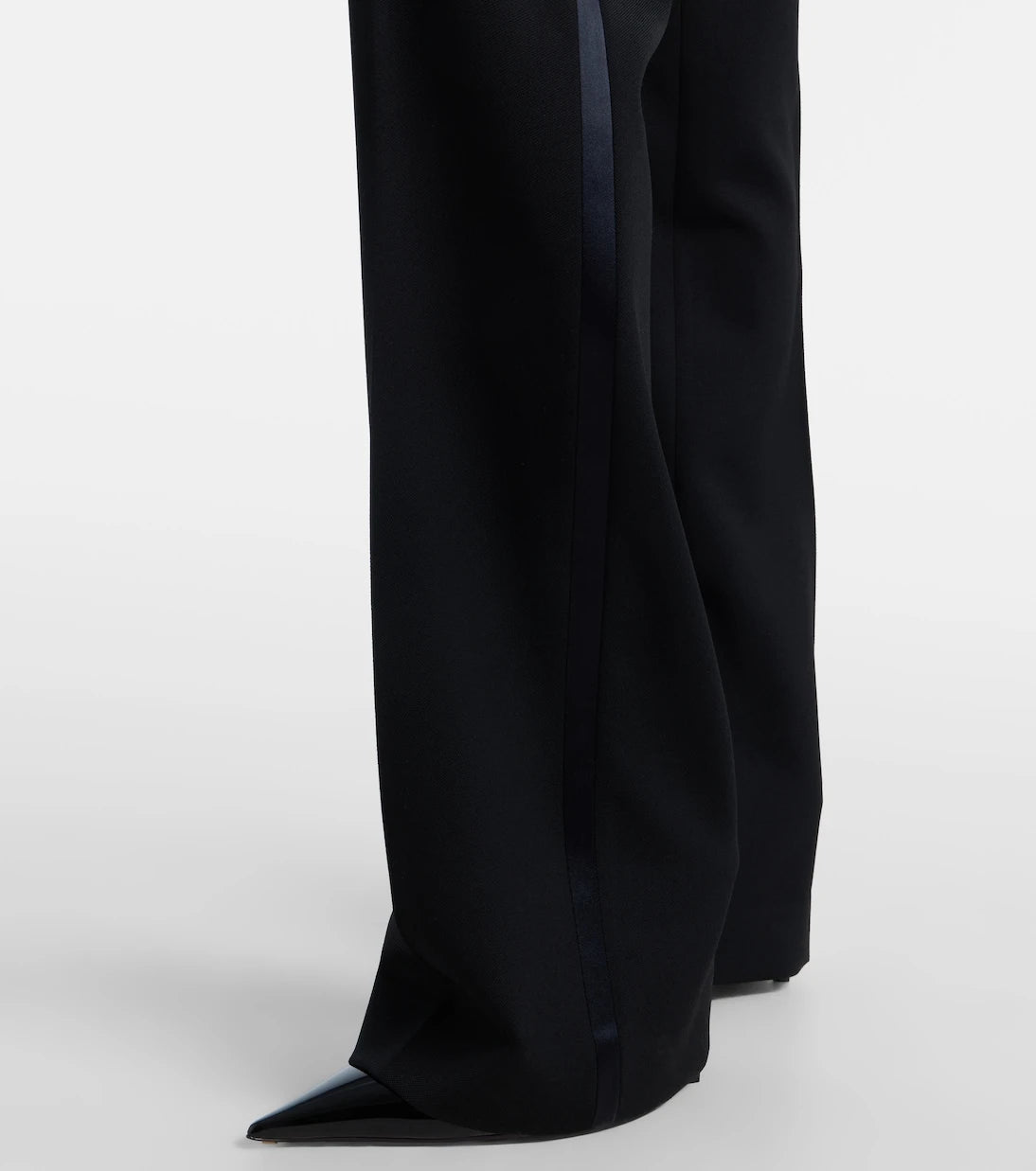Tom Ford - Silk-trimmed wool suit pants