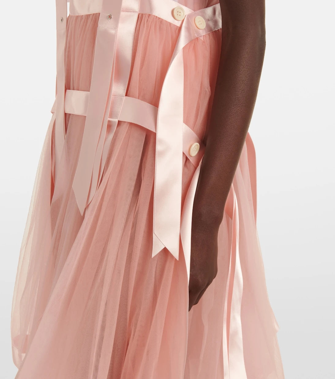 Noir Kei Ninomiya - Tulle midi dress