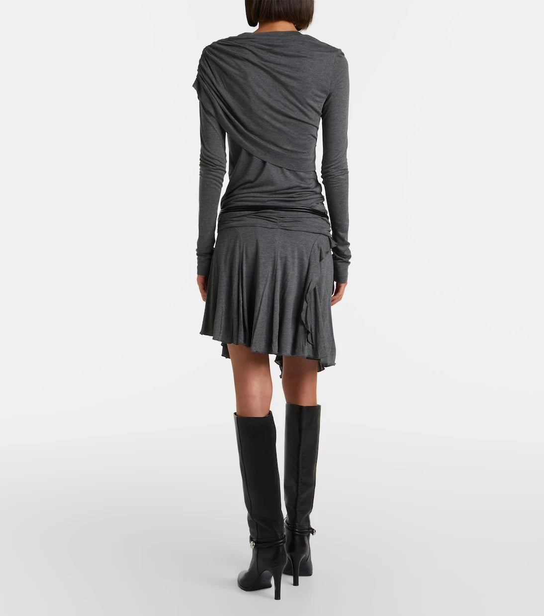 Marant Etoile - Rosinda asymmetric draped miniskirt