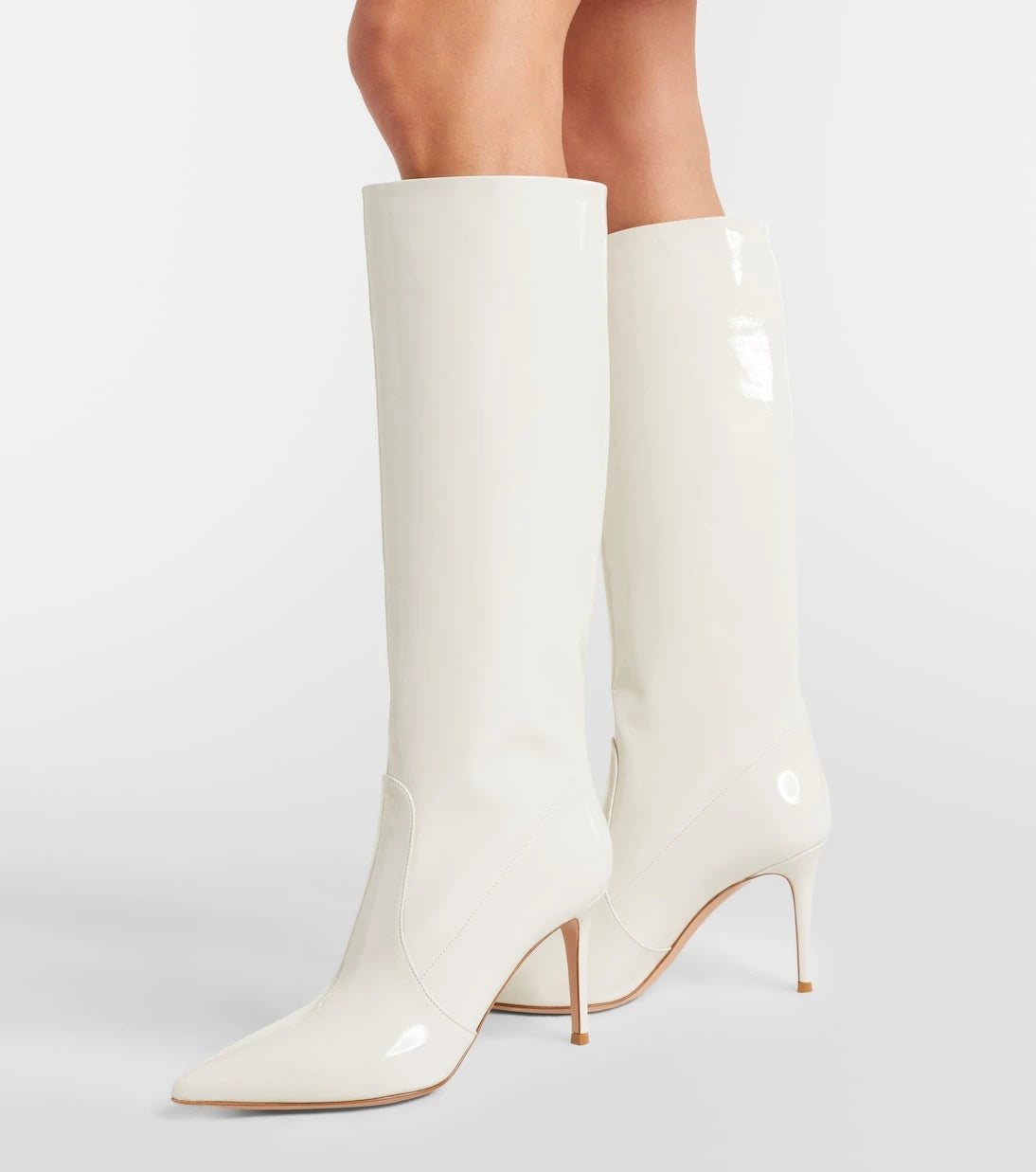 Gianvito Rossi - Hansen 85 patent leather knee-high boots