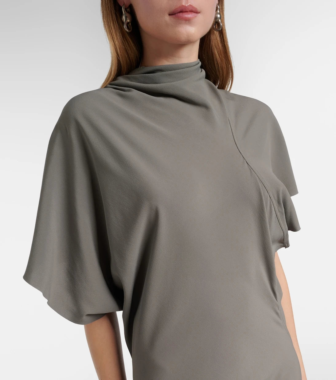 Rick Owens - Seb draped midi dress