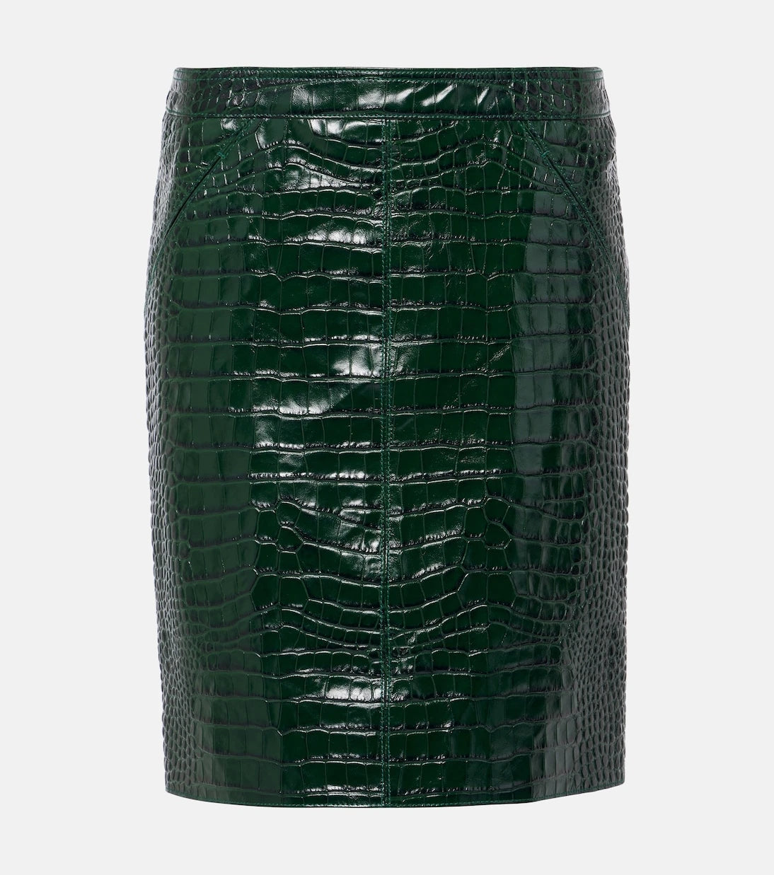 Tom Ford - Croc-effect leather miniskirt