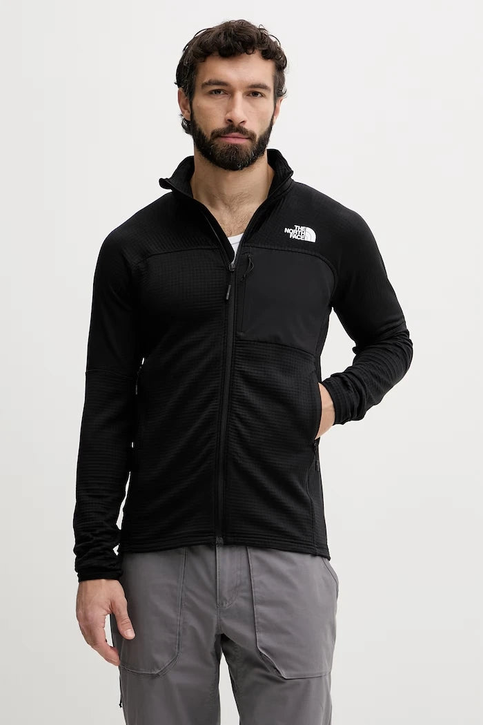 The North Face суичър с цип мъжки Powergrid stormgap