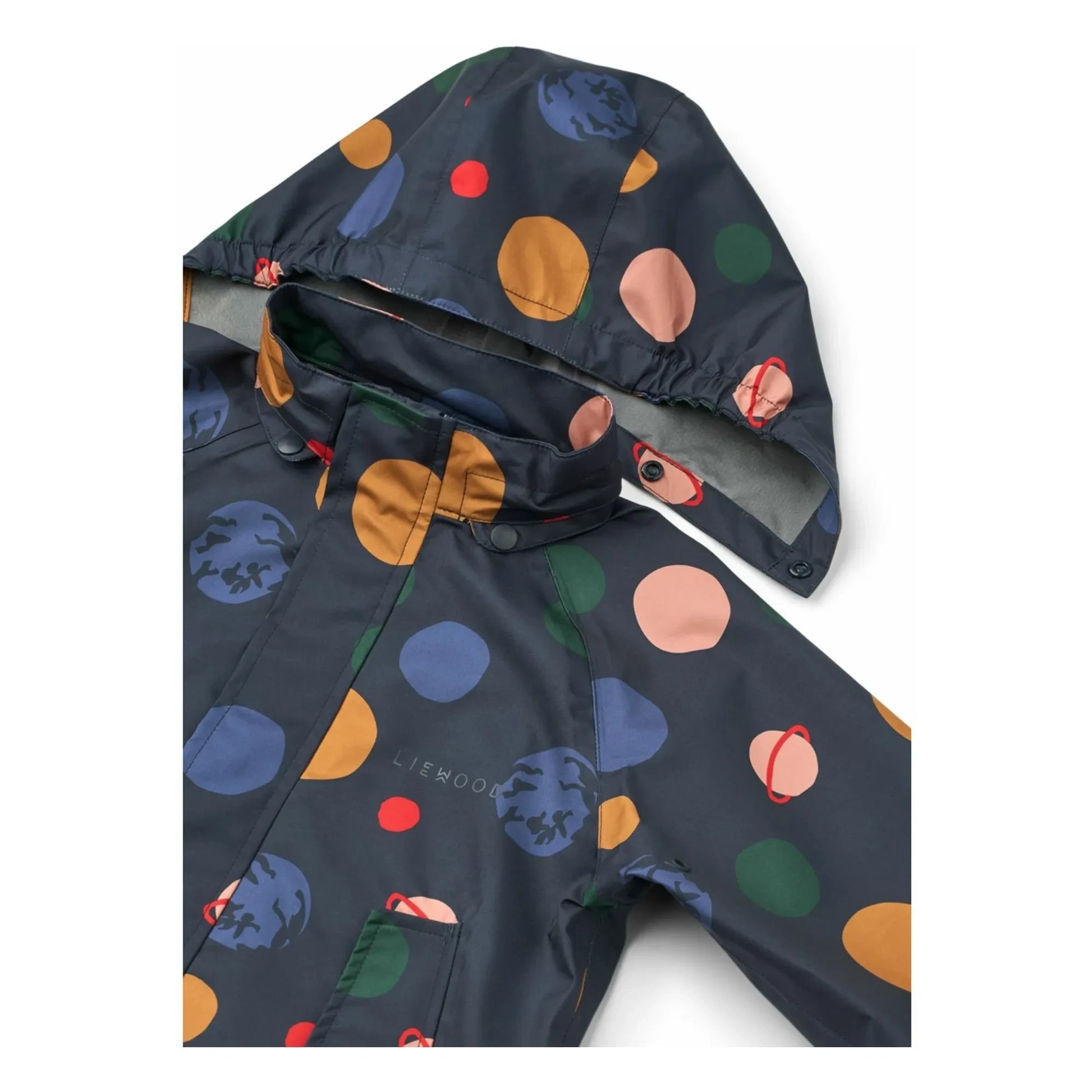 Liewood - Pedia Recycled Fiber Rain Set | Navy blue