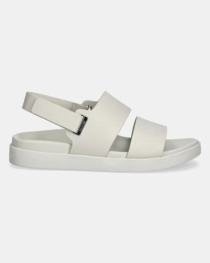 Calvin Klein FLAT ADJ SANDAL EYELET Deri Sandalet