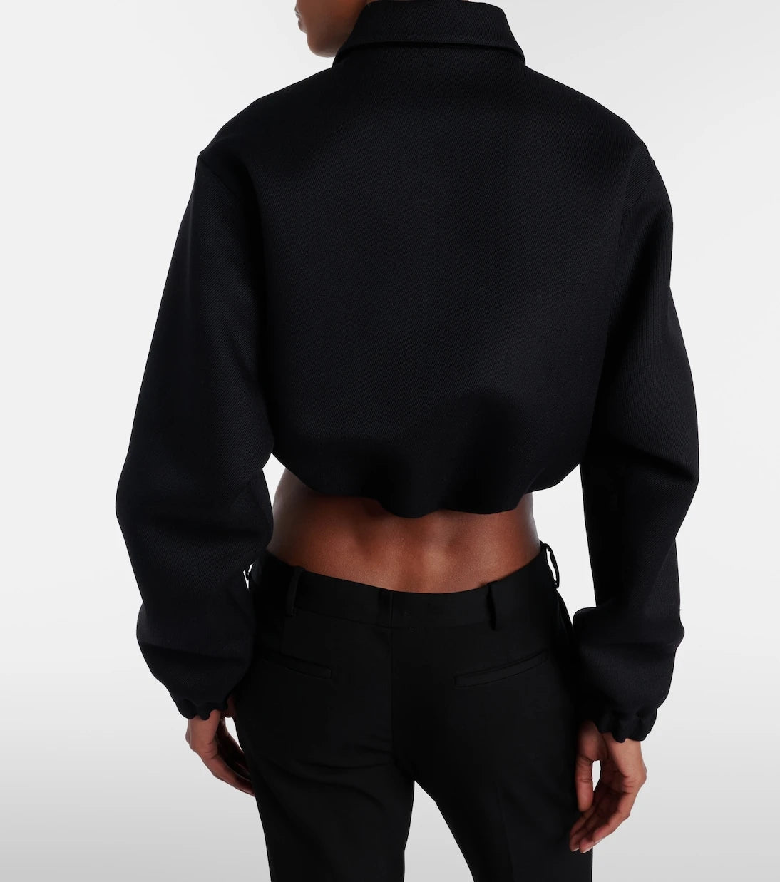Balenciaga - Cropped blouson jacket