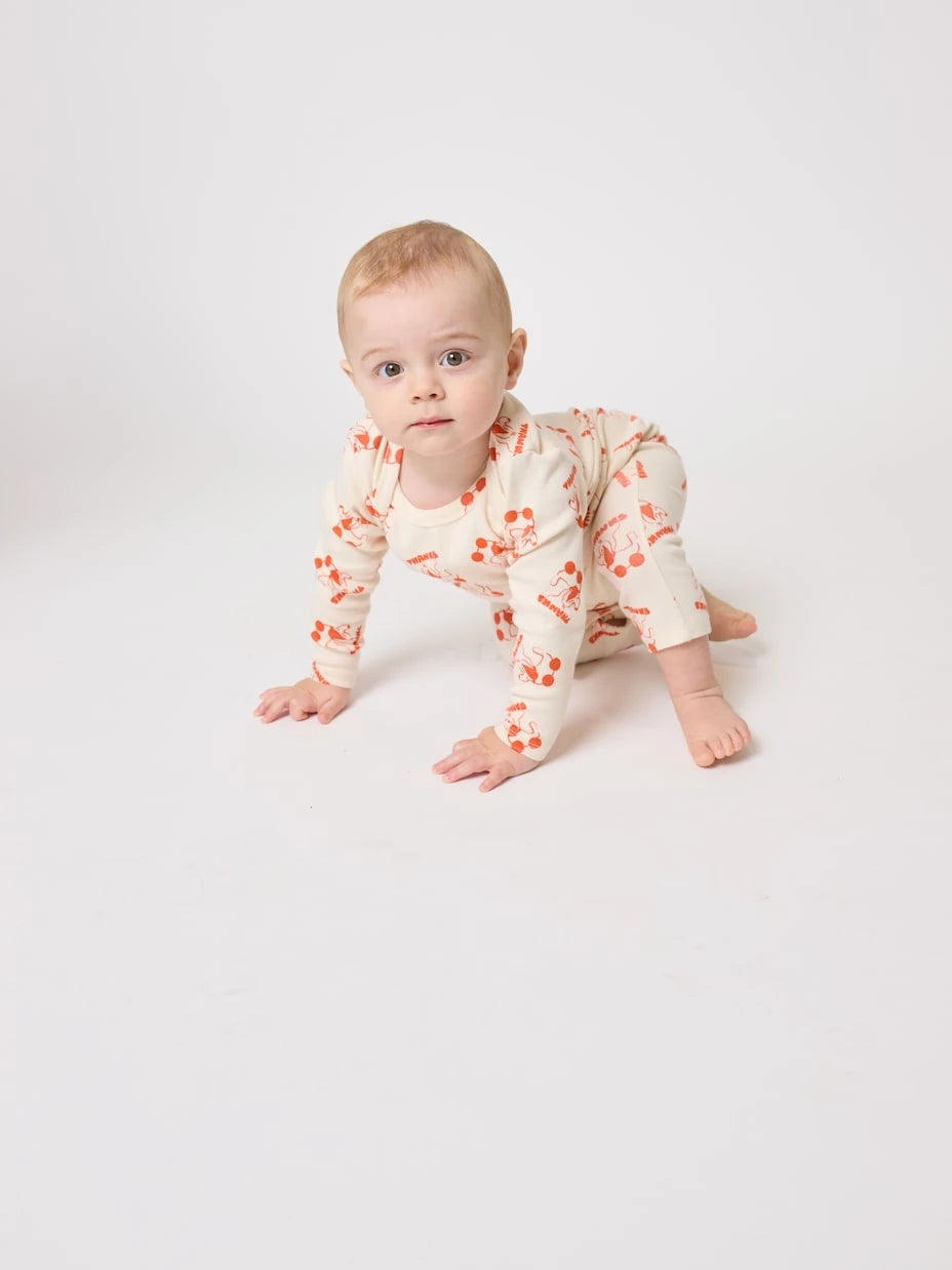 Bobo Choses - Baby printed cotton-blend onesie
