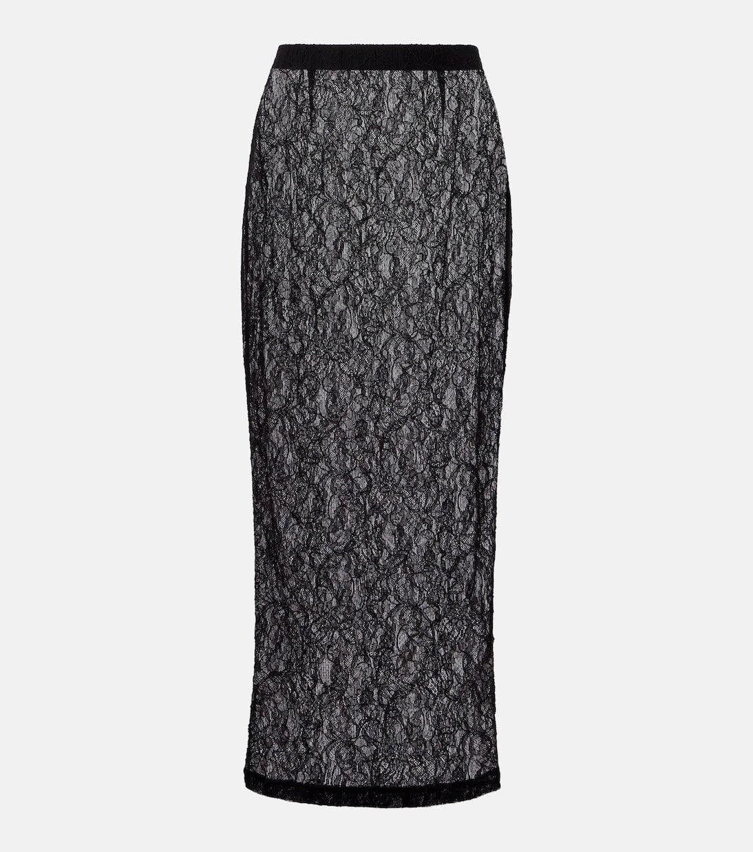 Wardrobe.NYC - Sheer lace midi skirt