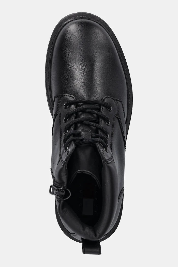 Tommy Jeans TJM LACE UP BOOT Deri Kışlık Bot