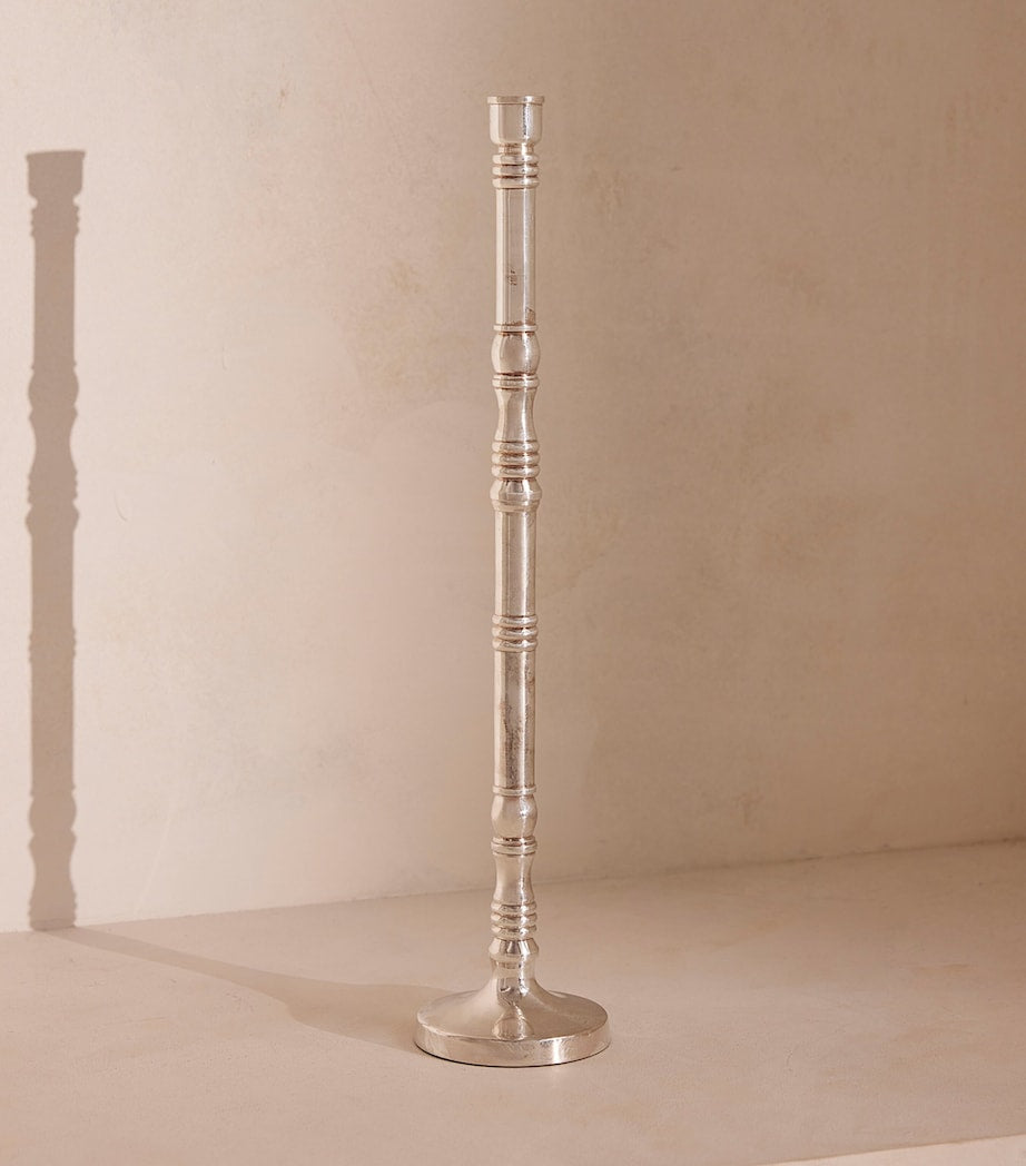Soho Home Large Silver-Plated Stiden Candlestick (44cm)