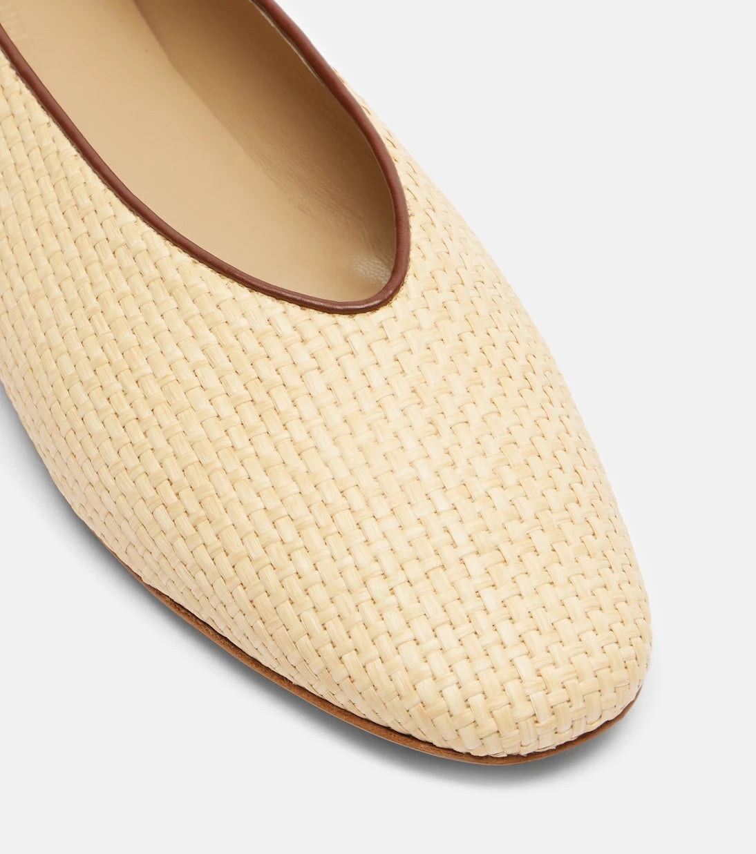 Le Monde Béryl - Regency raffia ballet flats