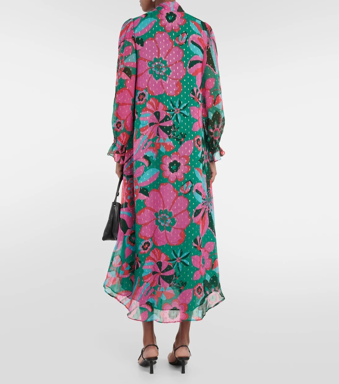Rixo - Ferne floral georgette maxi dress
