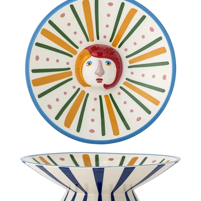 Büyük taş tozu meyve kasesi 26,5 x 7,5 cm