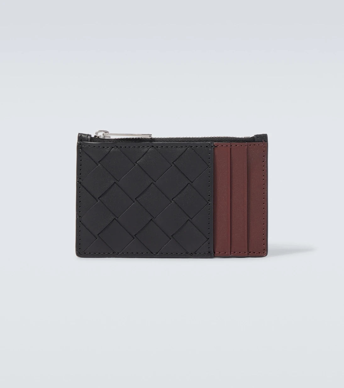 Bottega Veneta - Intrecciato zip-up leather card case