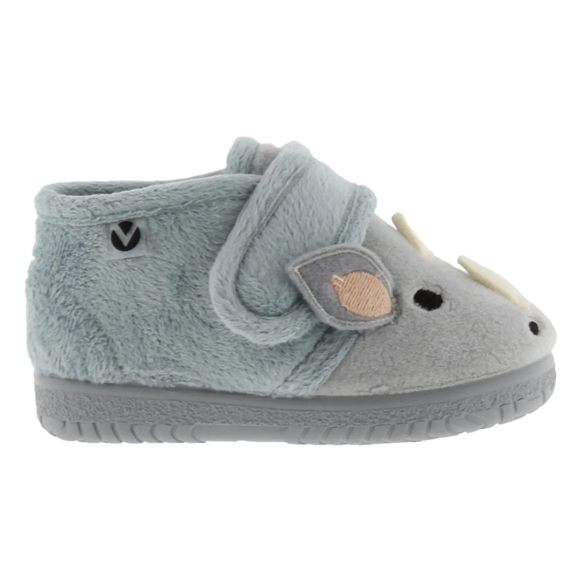 Victoria - Ojalá Rhinoceros slippers | Blue