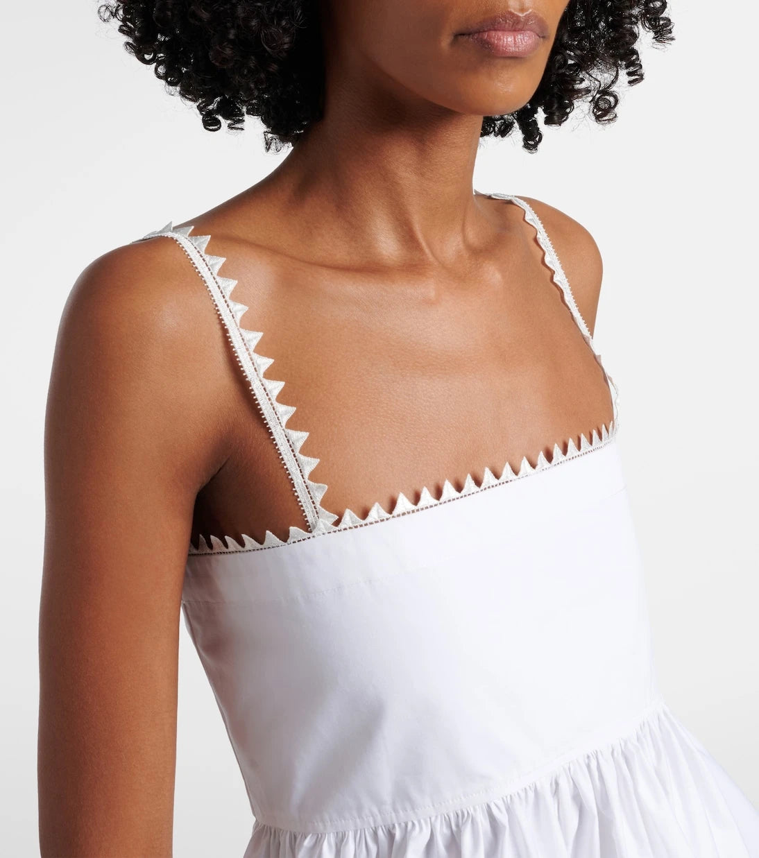 Jacquemus - Traversin cotton poplin peplum top