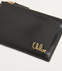 Black Small Calfskin Zipped Card Holder