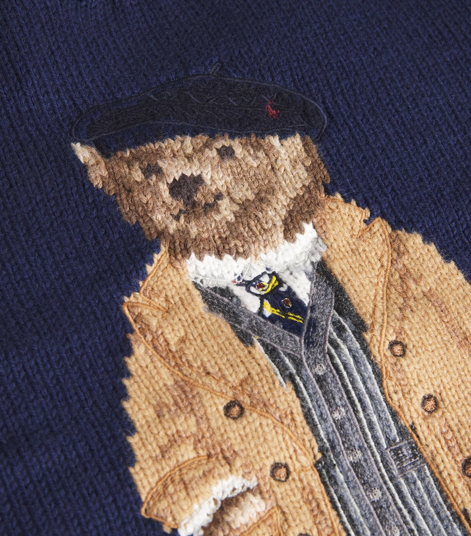 Ralph Lauren Kids Navy Polo Bear Sweater (7-14 Years)