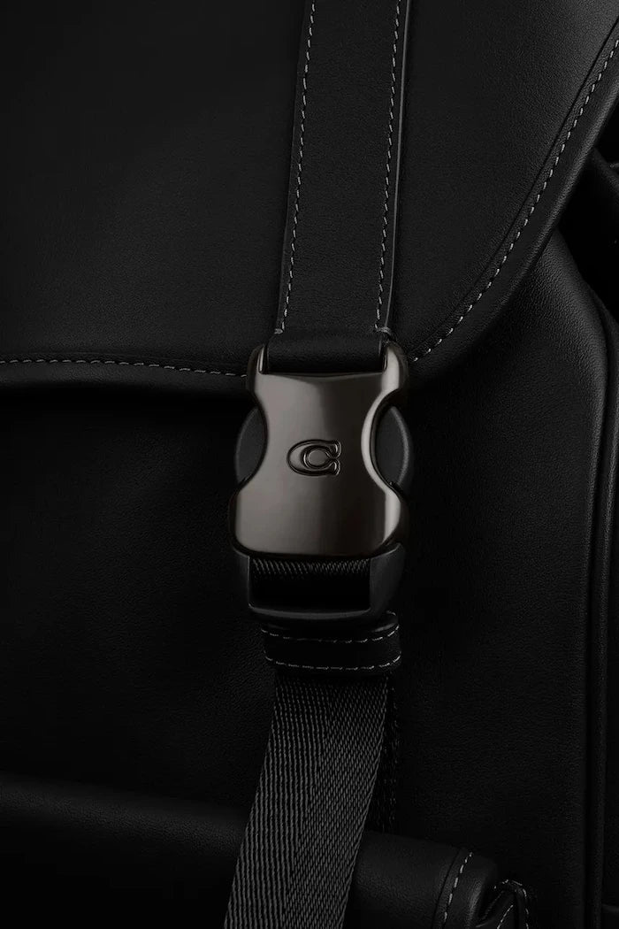 Кожена раница Coach League Flap Backpack