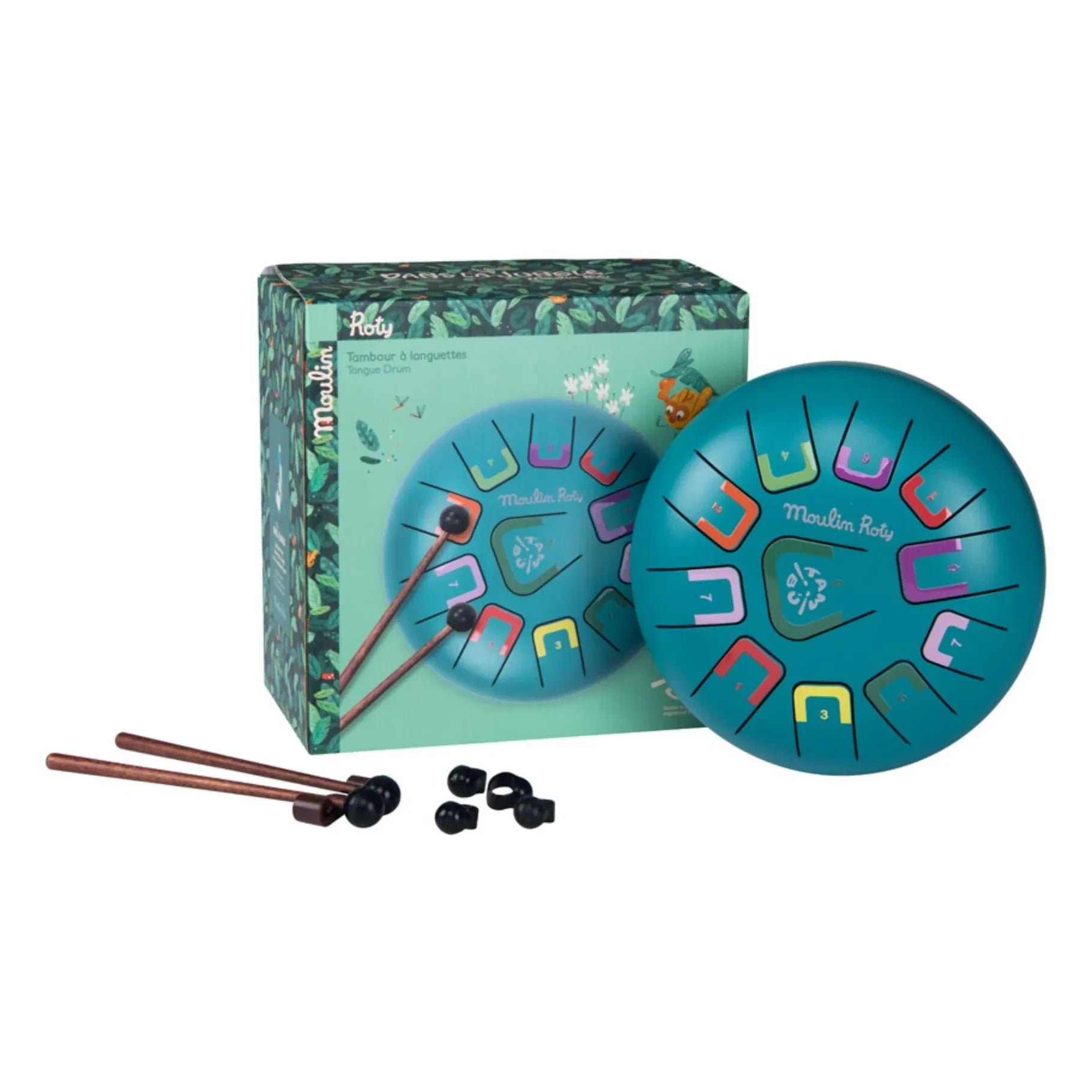 Moulin Roty - Tongue drum In the jungle