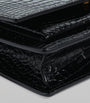 Saint Laurent Black Monogram Chain Wallet